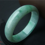 紅情綠意天然緬甸A貨冰糯種滿綠翡翠手鐲 內徑53.5mm圖