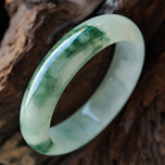 水靈動人天然緬甸A貨冰糯種飄花手鐲 內徑59.2mm圖