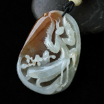 輝煌騰達天然翡翠黃翡緬甸玉掛件 冰糯種螳螂吊墜圖