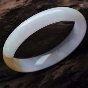 緬甸天然翡翠A貨紫羅蘭冰種翡翠手鐲 內徑59MM圖