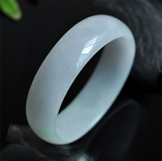 紫氣東來緬甸天然翡翠A貨玉手鐲內徑57.5MM圖